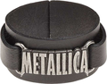 Rock Off Metallica Leather Wrist Strap: Logo Other Merchandise