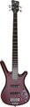 RockBass Corvette Basic 4-String (burgundy red, active, fretted)