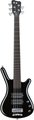 RockBass Corvette $$ 5-String (black highpolish,  passive, fretted)