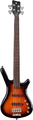 RockBass Warwick Corvette Classic 4-String (almond sunburst, active, fretted)