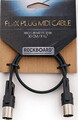 RockBoard FlaX Plug MIDI Cable (30 cm / 11 13/16'') Câbles MIDI < 1 mètre