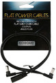 RockBoard Flat Daisy Chain Cable, 2 Outputs, angled Cabos de Alimentação para Pedais