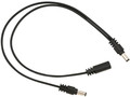 RockBoard Flat Daisy Chain Cable, 2 Outputs, straight Cabos de Alimentação para Pedais