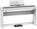 Roland FP-60X Bundle (white, w/stand, pedal board) Pianos Numériques