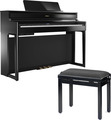 HP704 Bundle (polished ebony w/bench)