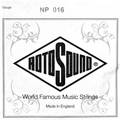 NP016 Plain Steel Single String (.016)