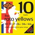 Roto Sound Roto Yellows R10 (10-46) Jeux de cordes .010 pour guitare électrique