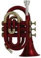 Roy Benson PT-101R / Bb Pocket Trumpet (red) Bb-Trompete