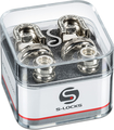 Schaller S-Locks Set (nickel / M) Bloqueos de seguridad para correa de guitarra