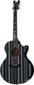 Schecter Synyster Gates Acoustic / SYN AC-GA SC (gloss black - silver pin stripes) Guitarras acústicas con pastilla modelo Jumbo