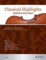 Schott Music Classical Highlights Beliebte Klassiker (Violinen Sammlung Notenheft)