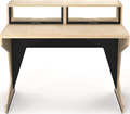 Sessiondesk Home Small Birch with Birch Racks Mobiliario de estudio