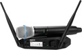 Shure GLXD24+/Beta87A / B87A (2.4/5.8GHz) Conjunto Microfone Sem Fios com Microfone Portátil