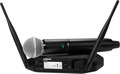 Shure GLXD24+/SM58 (2.4/5.8GHz) Conjunto Microfone Sem Fios com Microfone Portátil