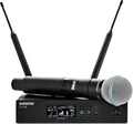 Shure QLXD24/Beta58A (534-598MHz) Wireless Systems with Handheld Microphone
