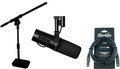 Shure SM7dB Podcast Bundle Active Dynamic Microphone MIcrofones de Voz Dinâmicos