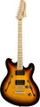 Squier Affinity Starcaster MN (3 tone sunburst) Guitares électriques Semi Hollowbody