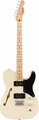 Squier Cabronita Telecaster Thinline MN (olympic white) Guitares électriques modèle T