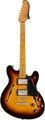 Squier Classic Vibe Starcaster MN (3 tone sunburst) Guitares électriques Semi Hollowbody