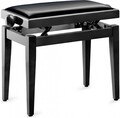 Stagg PB05 BKP SBK (highgloss black /  black faux leather) Piano Benches Black