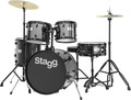 Stagg TIM120B BK (black) Akustik-Schlagzeugsets 20&quot; Bassdrum