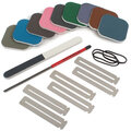 Stewmac Rough Fret Smooth + Shine Set Kit de Manutenção para Guitarra