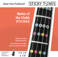 Sticky Tunes Violin Practice Stickers / Notes of the Fingerboard (1/2, 1/4, 1/8) (set)