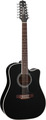 Takamine EF381SC2-12 (black) Guitares westerns 12 cordes avec micro
