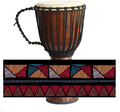 Terré Djembe African-Paint (60cm)