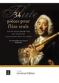 Universal Edition 34 pièces pour flûte seule for flute