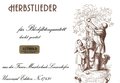 Universal Edition Herbstlieder / 978-3-7024-5106-6