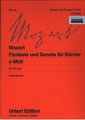 Urtext Edition Fantasie und Sonate für Klavier C-Moll Mozart