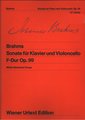 Urtext Edition Sonate für Kalvier und Violoncello Brahms Johannes
