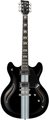 VGS Mustang (raven black) Semi-Hollowbody Electric Guitars