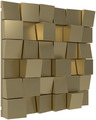 Vicoustic Multifuser Wood MKII 36 (metallic gold / 1 piece) Raumakustik Diffusor Pannel