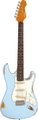Vintage Electric Guitar Distressed (laguna blue)