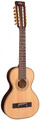 Vintage Viator Paul Brett 12-String Travel Guitar (natural, with bag) Westerngitarre 12-saitig mit Tonabnehmer