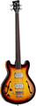 Warwick PS StarBass 4-String Left-Hand (vintage sunburst, passive, fretless) Baixo Eléctrico, 5 Cordas Fretless