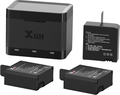 Xvive U5C Battery Charger Case (incl. 3x rechargeable Li-Ion B) Cargadores de batería