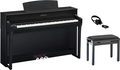 Yamaha CLP-745 Bundle (black w/bench & headphones) Piani Digitali Home