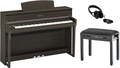 Yamaha CLP-775 Bundle (dark walnut / bench & headphones) D-Piano