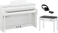 Yamaha CLP-775 Bundle (white / bench & headphones) Digital-Klaviere