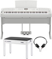 Yamaha DGX-670 Bundle (white w/stand, triple pedal, bench, headphones)