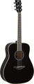 Yamaha FG-TA Folk Guitar (black) Westerngitarre ohne Cutaway, mit Tonabnehmer