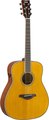 Yamaha FG-TA Folk Guitar (vintage tint) Guitarra Western sem Fraque, com Pickup