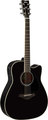 Yamaha FGX830C (black) Guitares acoustiques Cutaway avec micro