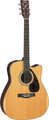 Yamaha FX 370 C (Natural) Guitarra Western, com Fraque e com Pickup
