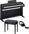 Yamaha YDP-165 Bundle (black, w/bench and headphones)