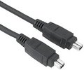 equip IEEE 1394 4Pol/4Pol (3m) FireWire Kabel 4Pol/4Pol