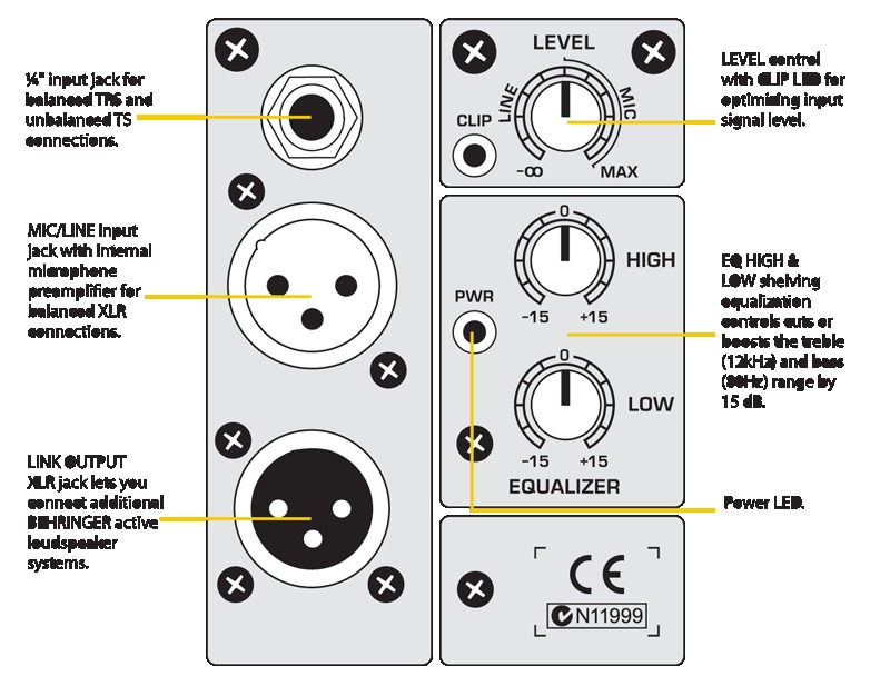 behringer eurolive b212a parts